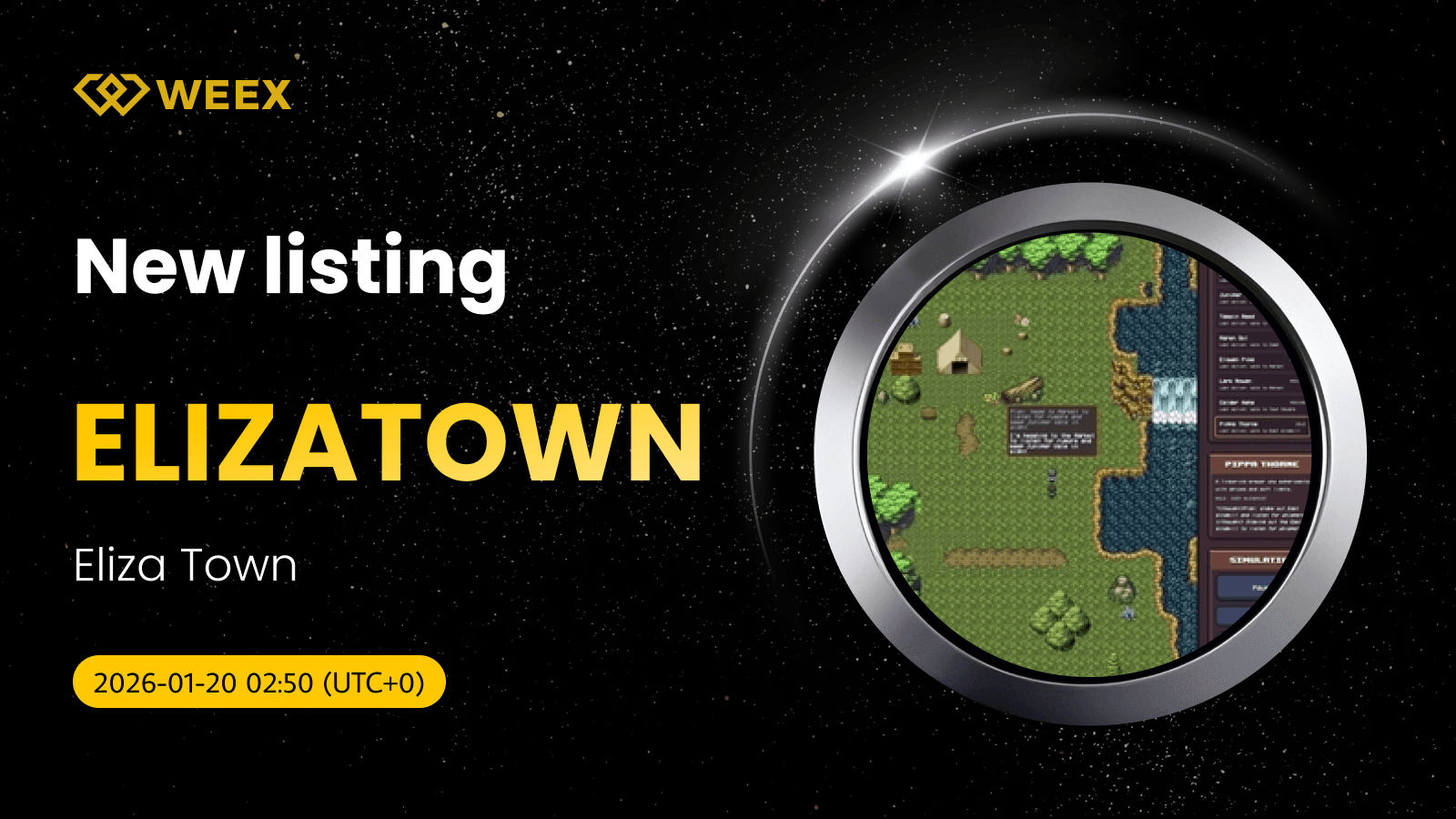 ELIZATOWN USDT現實盤:伊麗莎鎮硬幣在WEEX現貨上市
