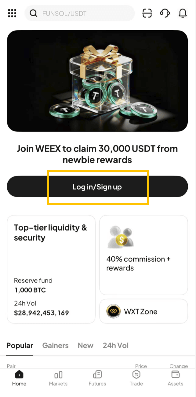 اعثر على معرّف WEEX الخاص بك عبر التطبيق - الخطوة 1.png