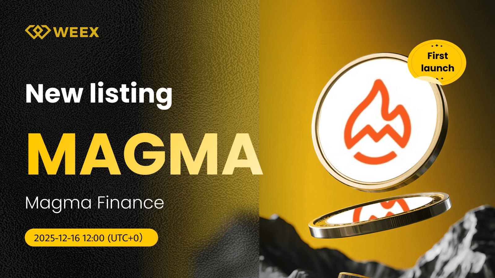 Magma Finance (MAGMA) Coin hiện đang được niêm yết trên WEEX với MAGMA USDT Spot Trading Pair