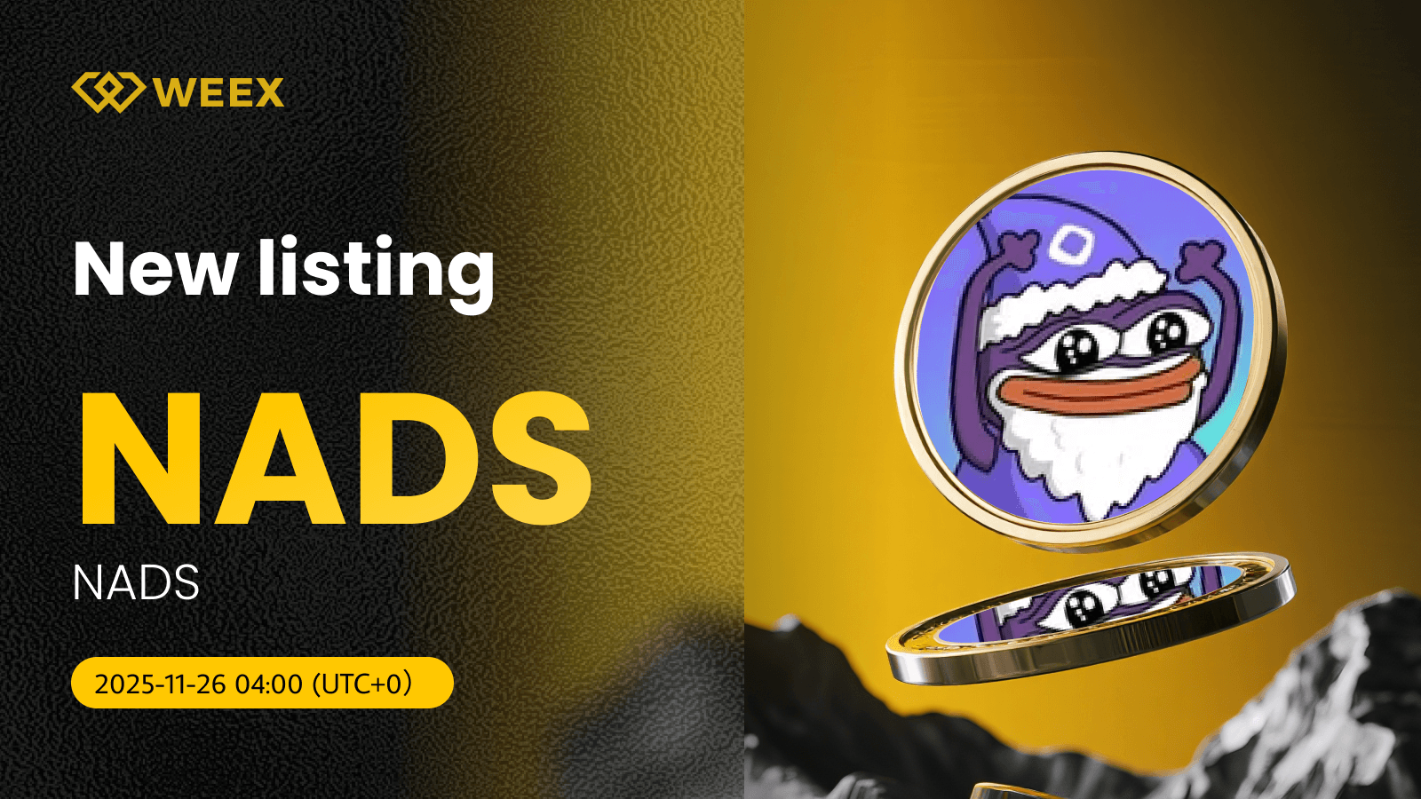 NADS USDT Pair Live: NADS Coin Listed trên WEEX