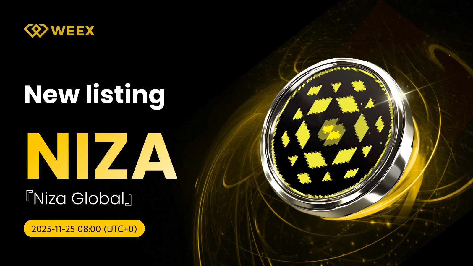 NIZA USDT Trading Live: Niza Global (NIZA) Coin trên WEEX