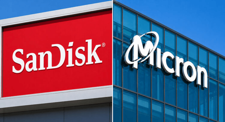 SNDK 股票與 MU 股票：AI 記憶體熱潮中哪一檔更值得投資？