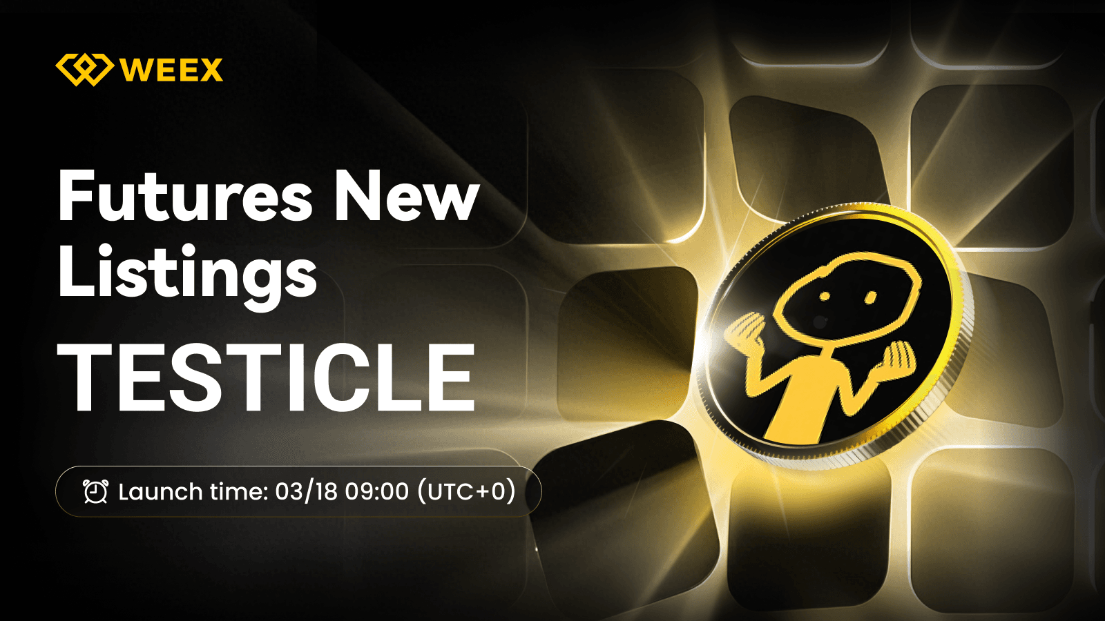 TESTICLE USDT 上線 WEEX:全新 TESTICLE 合約交易對