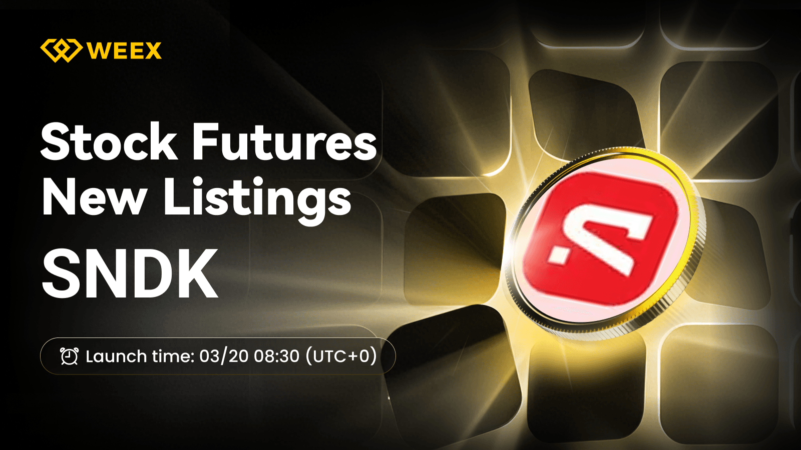 WEEX將上線美閃迪(SNDK)並推出SNDK USDT永續合約