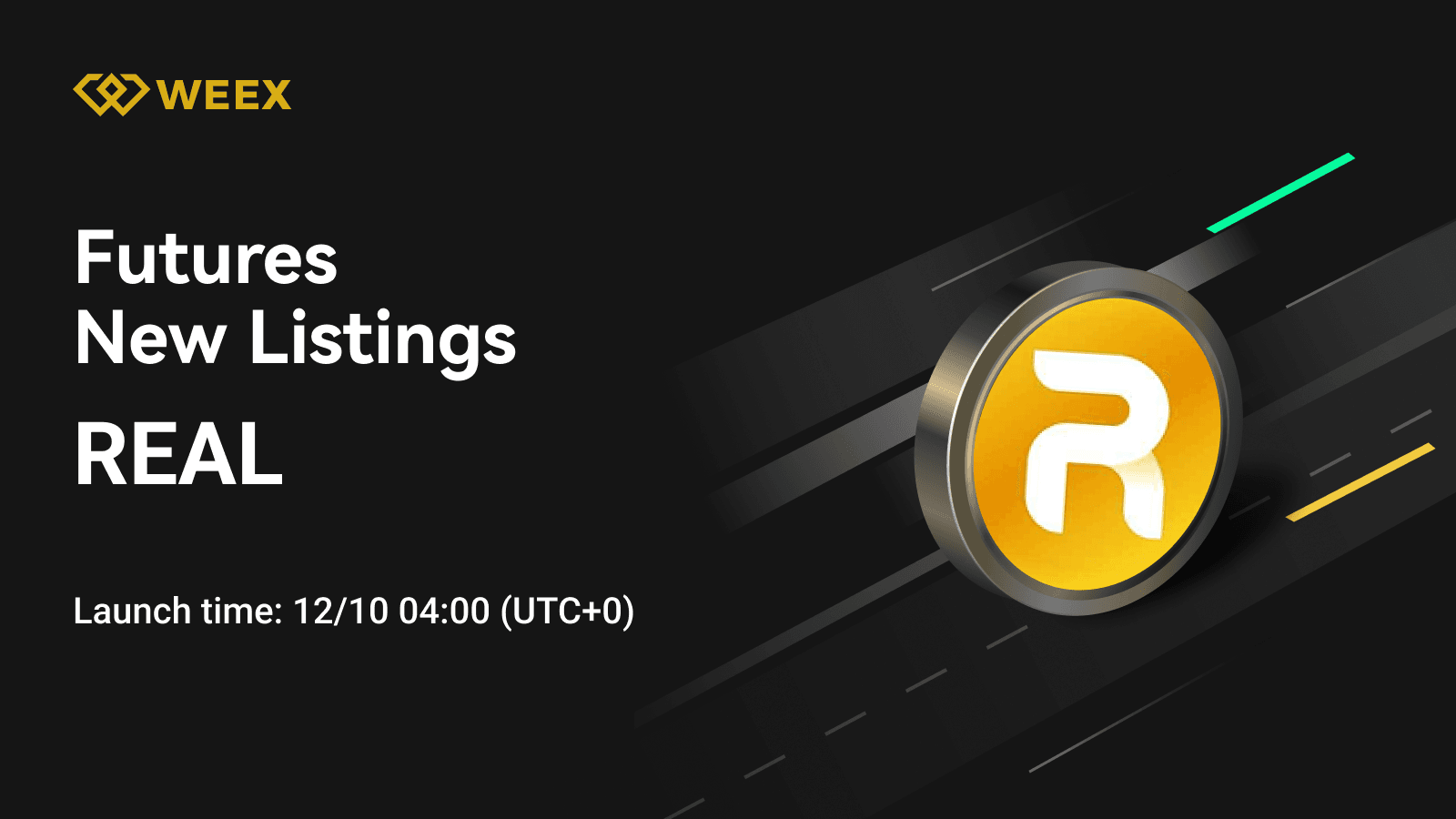 Hiệp ước vĩnh viễn USDT Đang được niêm yết trên WEEX Futures