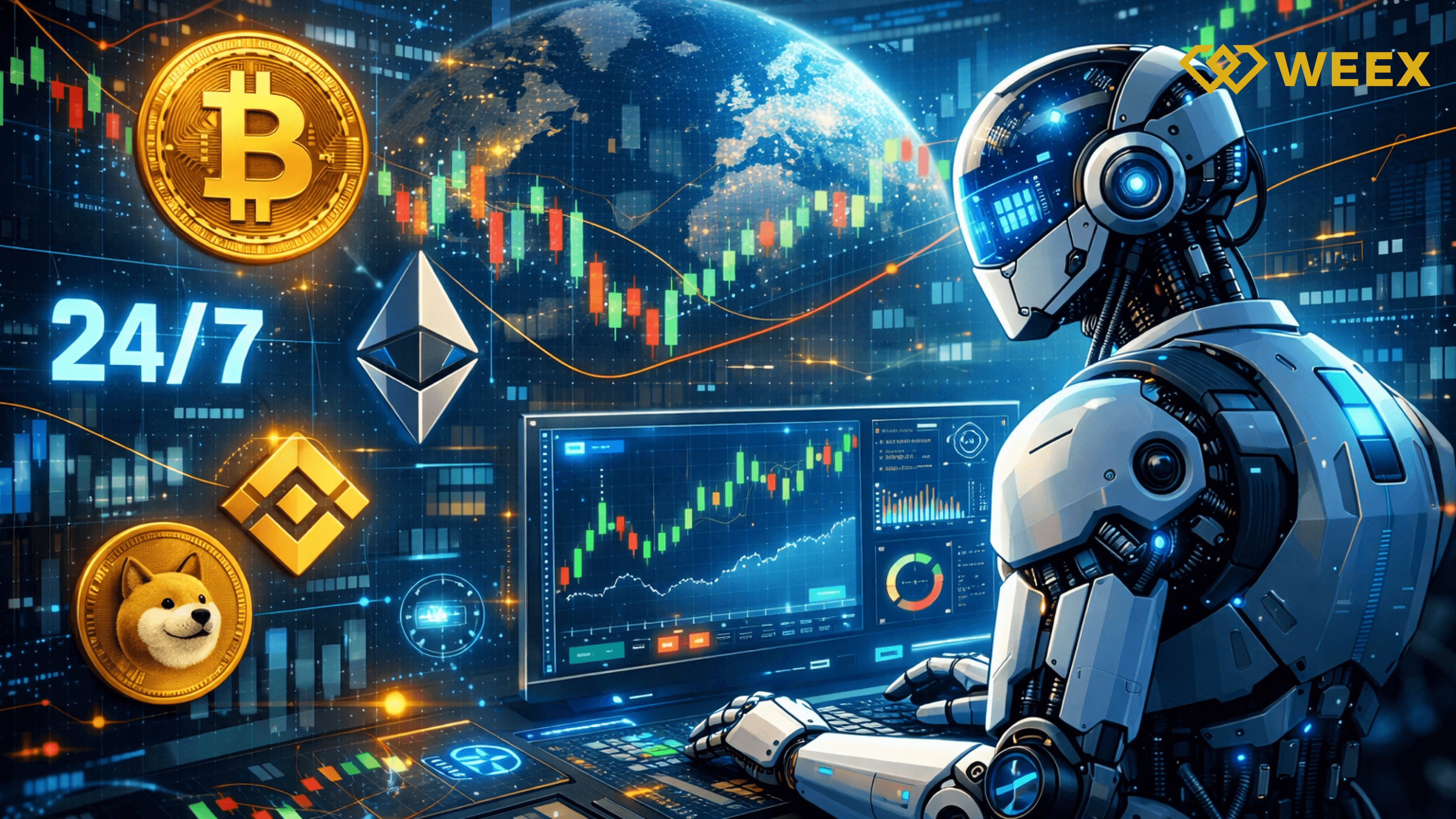 Por qué los bots de trading de IA se están volviendo esenciales en los criptomercados 24/7