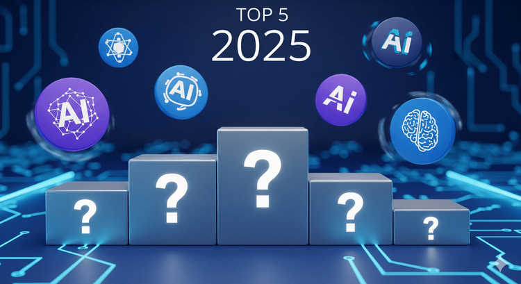 Top 5 loại tiền điện tử AI hứa hẹn nhất năm 2025