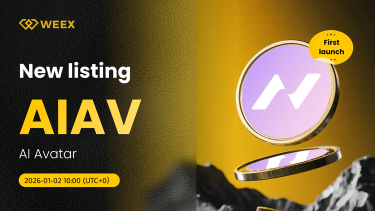 AIAV USDT Pair Có sẵn trên WEEX Spot: AI Avatar (AIAV) Coin Danh sách