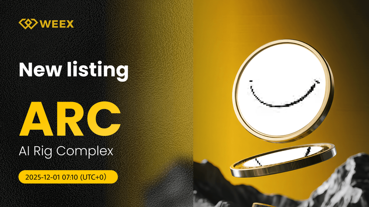 ARC USDT Trực tiếp: Đồng tiền AI Rig Complex (ARC) được niêm yết trên WEEX.