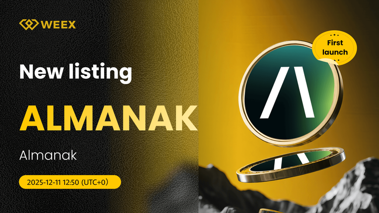 ALMANAK USDT Trực tiếp: Almanak Coin được niêm yết trên sàn giao dịch giao ngay WEEX