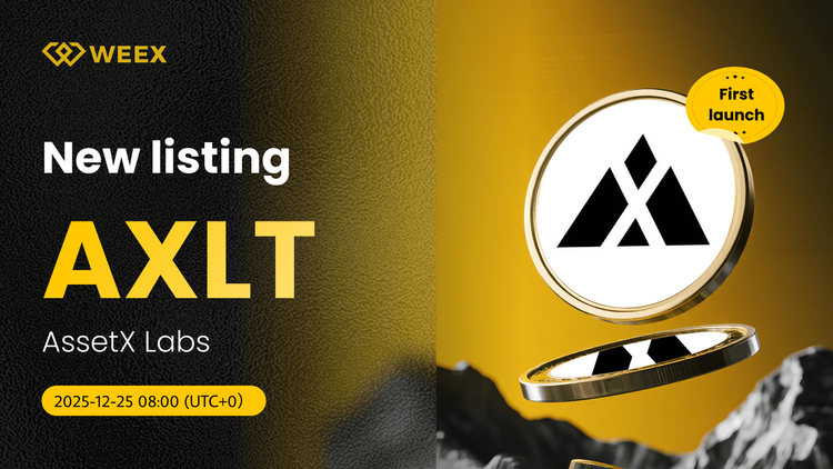 AXLT USDT 上市於 WEEX: 交易 AssetX 實驗室硬幣