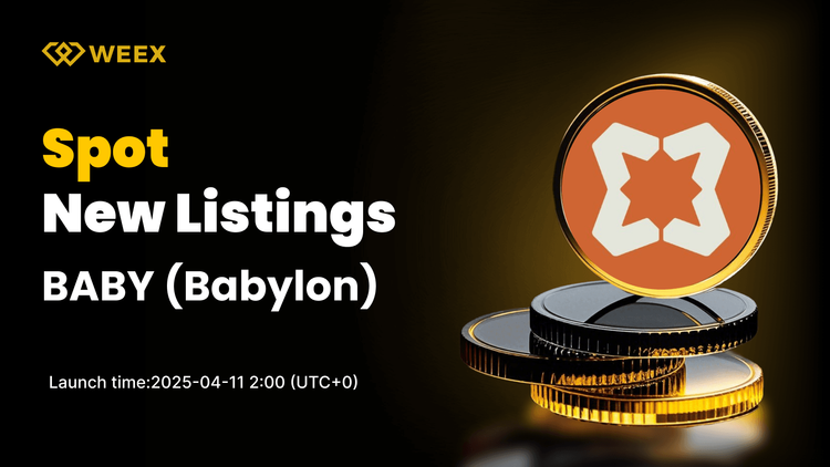 Babylon（BABY）現已上線WEEX現貨市場－BABY USDT交易對正式開通