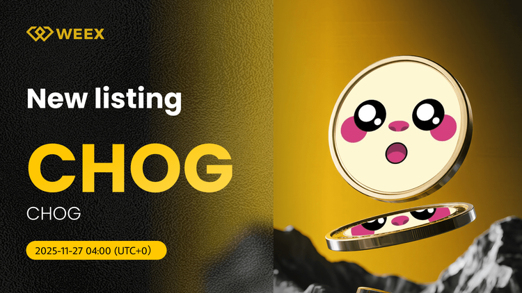 Trade CHOG USDT: Chog Coin được niêm yết trên WEEX Exchange