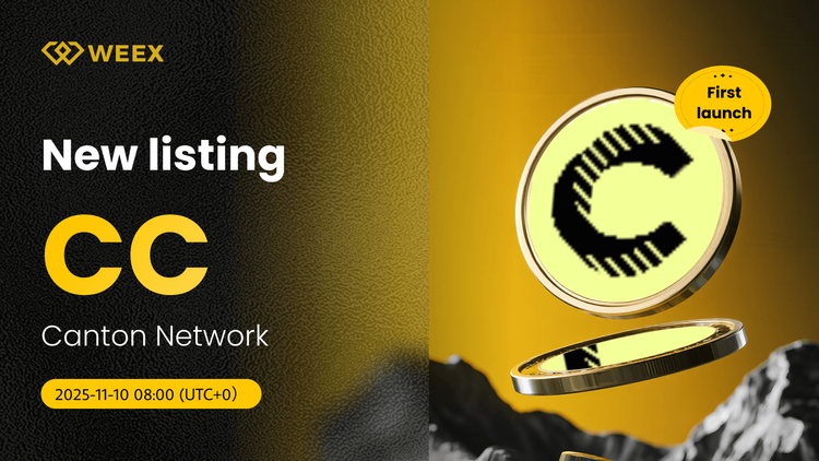 CC USDT Trading Goes Live: Canton Network (CC) Coin trên WEEX