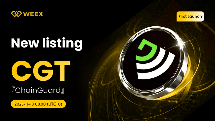 Đồng tiền ChainGuard (CGT) được niêm yết trên WEEX với cặp giao dịch giao ngay CGT USDT.