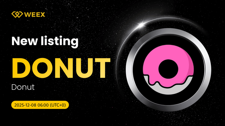 DONUT USDT Trading Bây giờ mở trên WEEX Exchange
