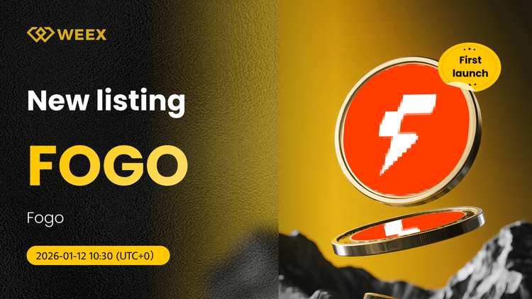 FOGO USDT 對實盤： Fogo Coin 上市於WEEX現貨