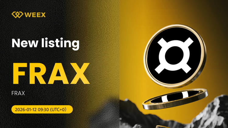 FRAX USDT 現現貨交易現在在 WEEX 交易所 上實盤播