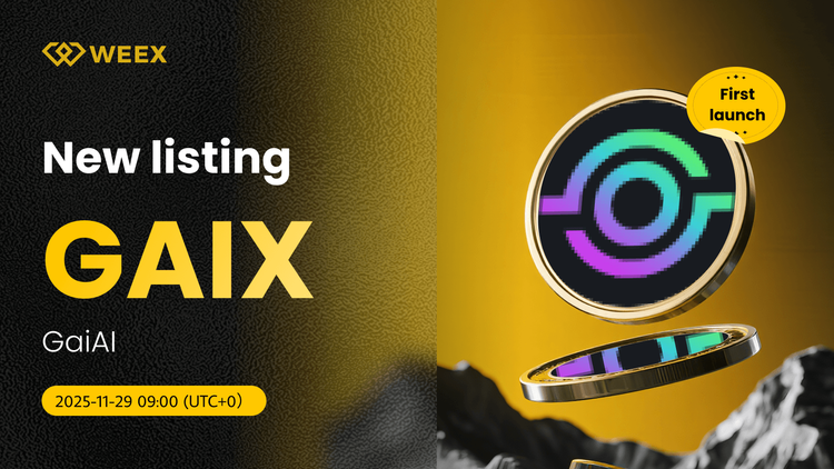 GAIX USDT Giao dịch trực tiếp: GaiAI Coin Listed trên WEEX Spot