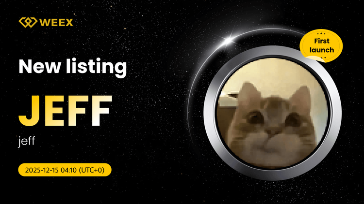 JEFF USDT Spot Trading Pair được niêm yết trên WEEX Exchange