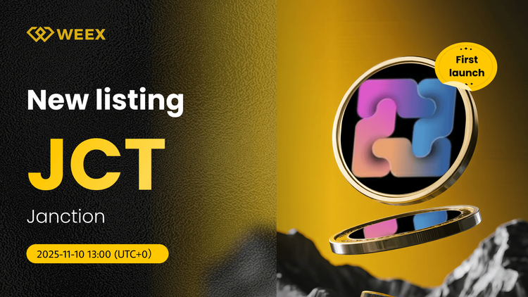 JCT USDT ra mắt trên WEEX Spot: Danh sách tiền xu Janction (JCT)
