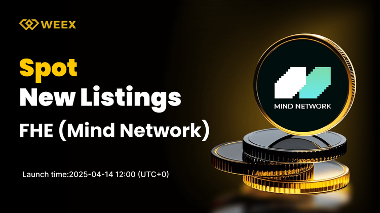 Mind Network (FHE) 現已上線 WEEX 現貨 — FHE USDT 交易對上線