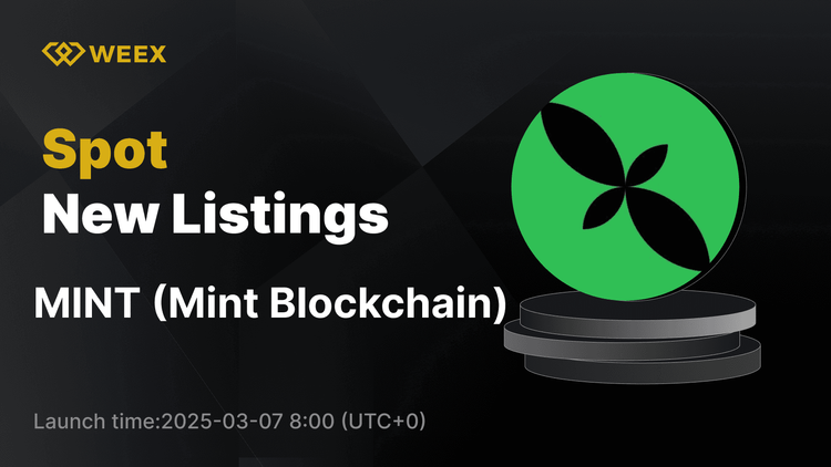 Mint Blockchain (MINT) 現已在 WEEX 上線，並提供 MINT USDT 交易