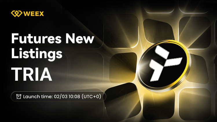 TRIA USDT 已在 WEEX 上市：立即交易 Tria 期貨