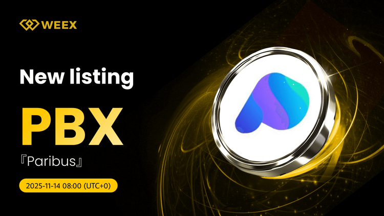 PBX USDT Bây giờ giao dịch trên WEEX: Paribus (PBX) Coin Danh sách