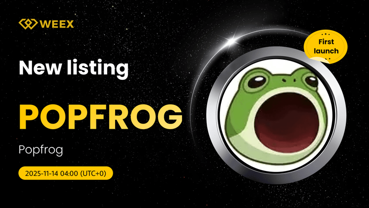 POPFROG USDT Mới Niêm Yết trên WEEX Spot