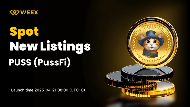 PussFi (PUSS) 加入 WEEX 現貨市場 — PUSS USDT 交易對即將上線