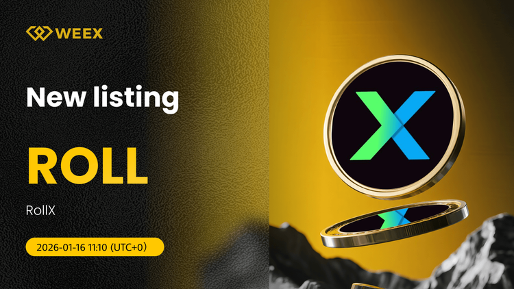 ROLL USDT 上線：立即在 WEEX 現貨交易 RollX (ROLL) 幣