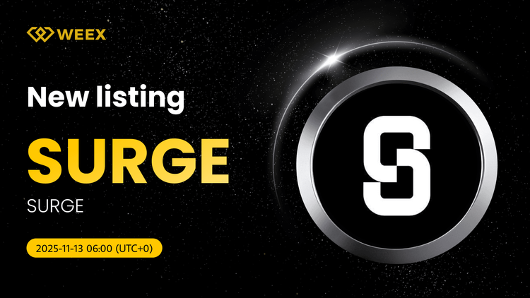 SURGE USDT Bây giờ giao dịch trên WEEX cho SURGE Coin