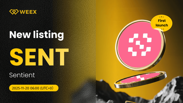 Sentient (SENT) Coin hiện đang được niêm yết trên WEEX với SENT USDT Spot Trading Pair