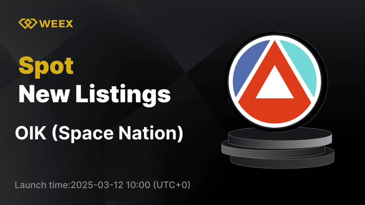 Space Nation (OIK) 登陸 WEEX 現貨市場 – OIK USDT 交易現已開放