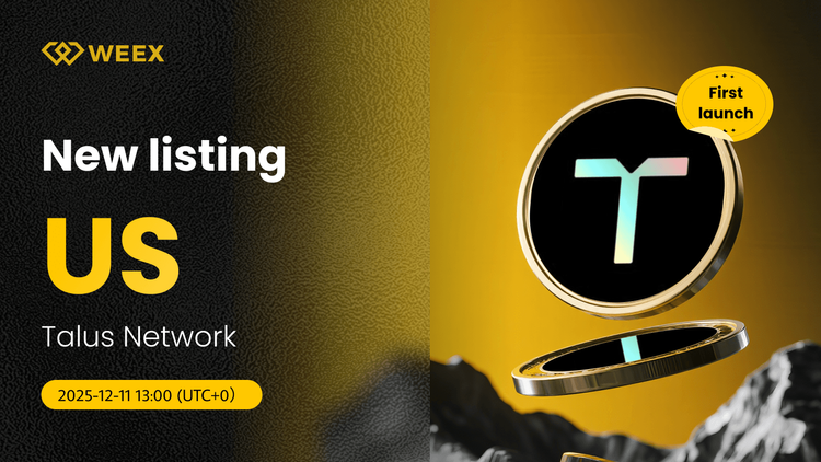 Cặp US USDT trực tiếp khi Talus Network (Mỹ) Coin xuất hiện trên WEEX
