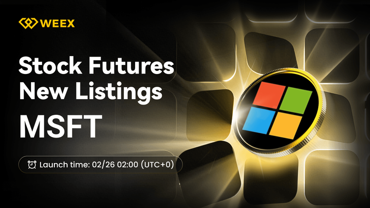 MSFT USDT 永續合約在 WEEX 期貨交易所上市