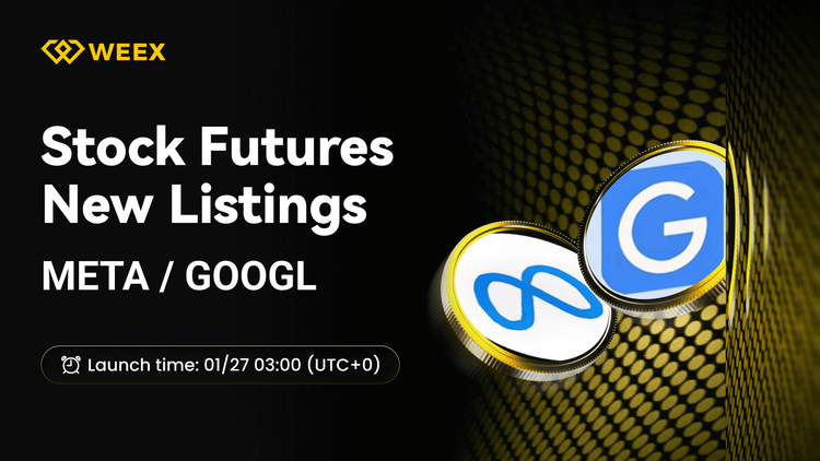 META USDT 與 GOOGL USDT 期貨合約現已在 WEEX 上線