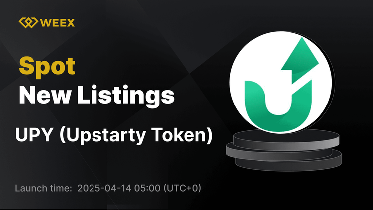 Upstarty Token (UPY) 現已在 WEEX Spot 上線