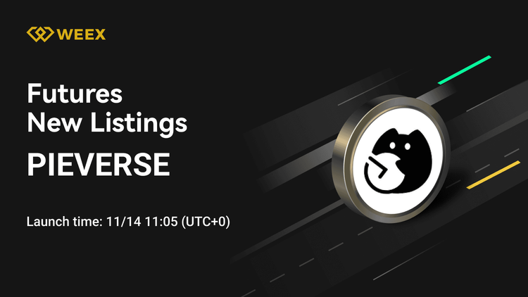 Hợp đồng PIEVERSE USDT: WEEX Futures Danh sách Mới
