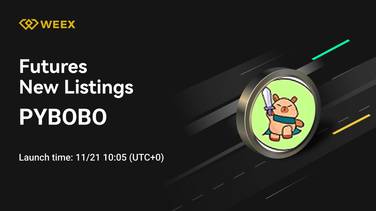 PYBOBO USDT Perpetual Contract hiện đang được niêm yết trên WEEX Futures