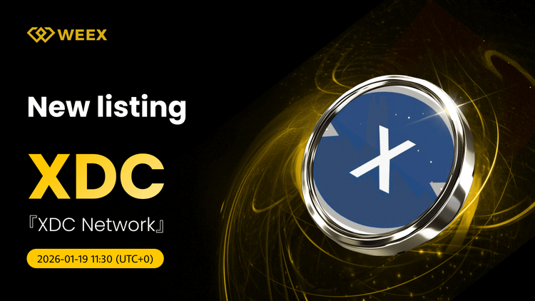 XDC USDT  交易對已上市：在 WEEX 現貨上交易 XDC 網絡幣