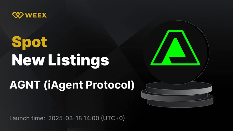 iAgent Protocol (AGENT) 現已登陸 WEEX – AGENT USDT 交易開放